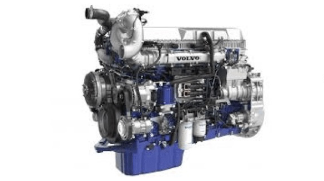 Photo of a Volvo Sleeper Truck Engine