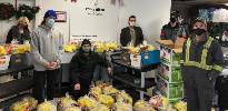 Doug Harvey and Steve Schultz give $3,500 of Food Baskets to the Prince Albert Food Bank
