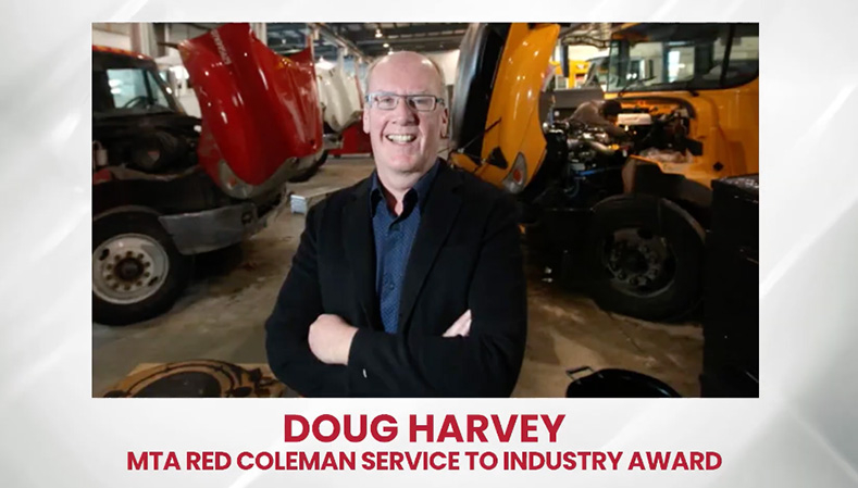 Doug Harvey: MTA-Red Coleman Service to Industry Award recipient Doug Harvey: MTA-Red Coleman Service to Industry Award recipient