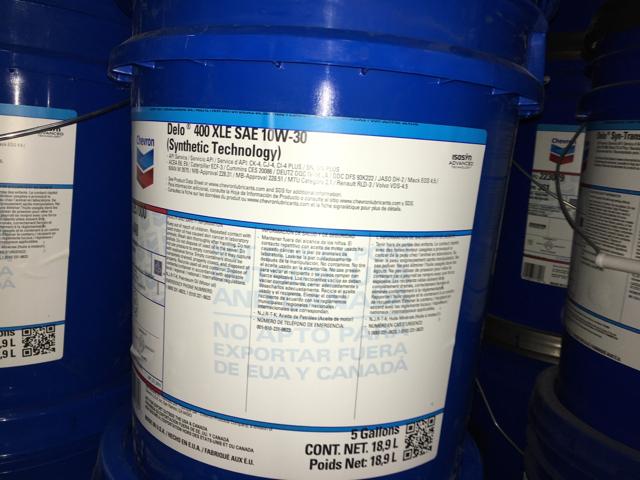 ZJB257000428, Chevron (Packaged Product), 10W30, DELO OIL SYNBLND, 19L - ZJB257000428
