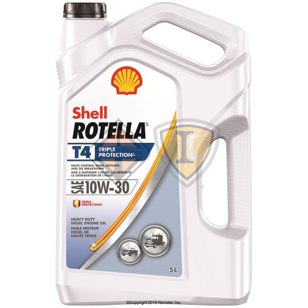 SH550045139, Shell Canada Ltd., OIL, ENGINE, ROTELLA T4 TRIPLE PROTECTION 10W-30 (CK-4) - part number SH550045139