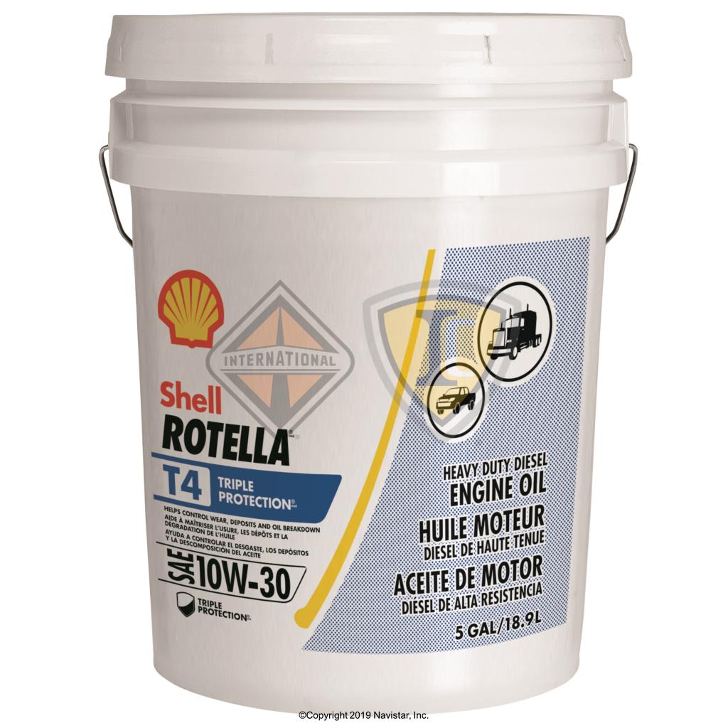 SH550045136, Shell Canada Ltd., OIL, ENGINE, ROTELLA T4 TRIPLE PROTECTION 10W-30 (CK-4) - SH550045136