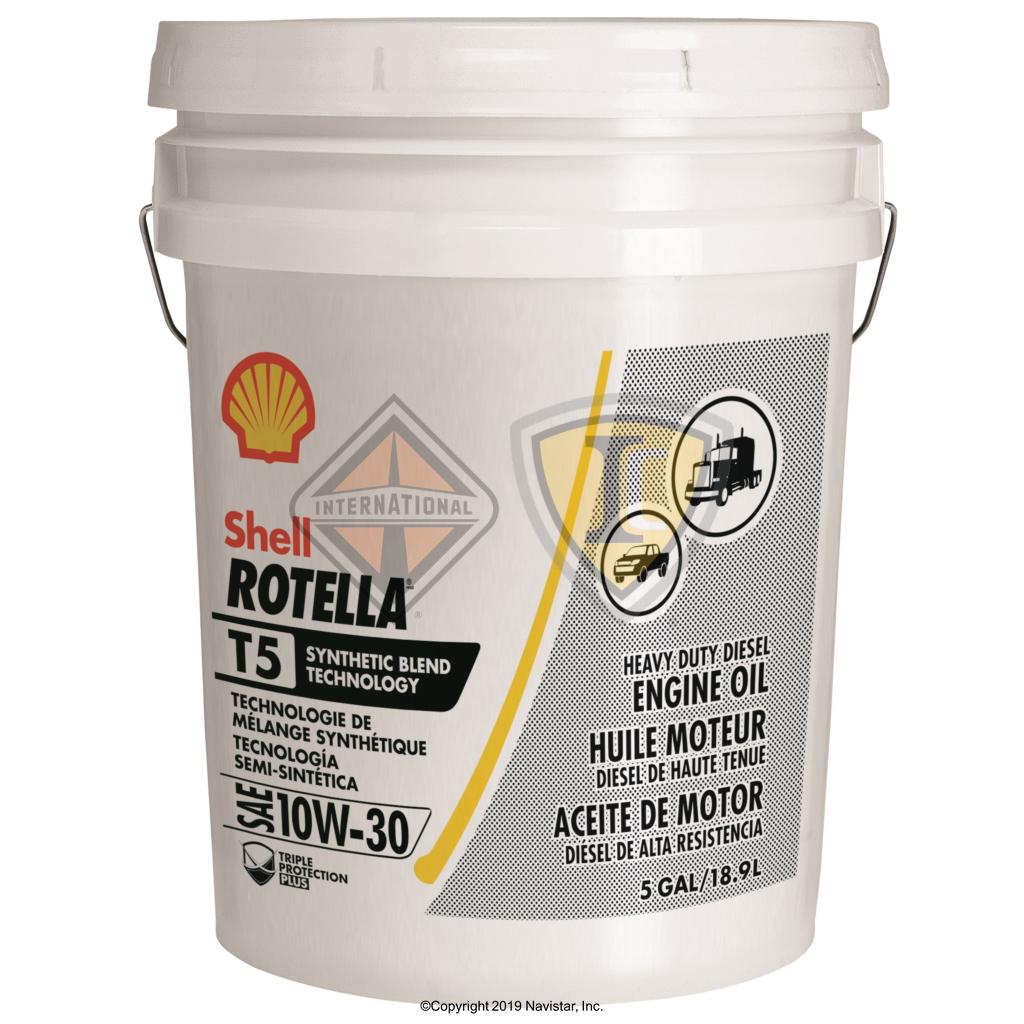 SH550045019, Shell Canada Ltd., OIL, ENGINE, ROTELLA T5 10W-30 (CK-4) - SH550045019