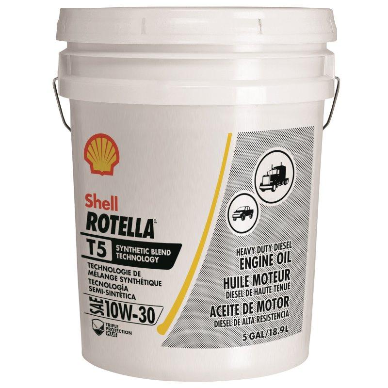 SH550045019, Shell Canada Ltd., OIL, ENGINE, ROTELLA T5 10W-30 (CK-4) - part number SH550045019