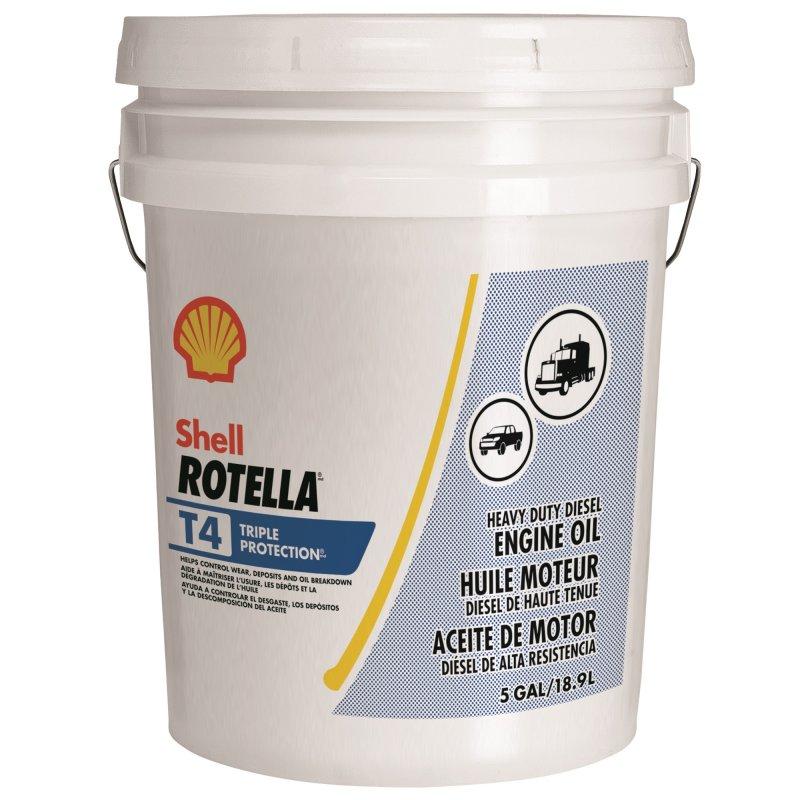 SH550045128, Shell Canada Ltd., OIL, ENGINE, ROTELLA T4 TRIPLE PROTECTION 15W-40 (CK-4) - part number SH550045128
