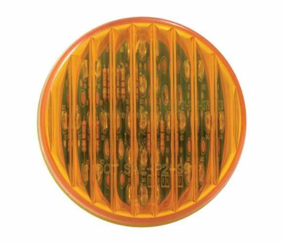 TLED-2HA, Trux Accessories, 2 1/2 RD AMBER LED 13 DIODE - TLED-2HA