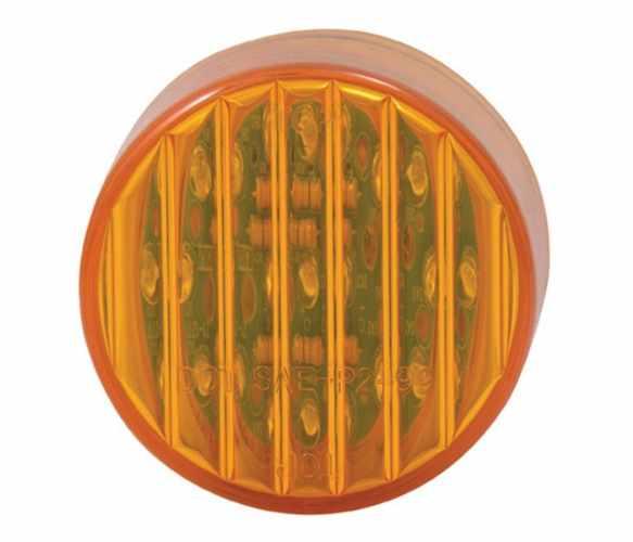 TLED-2A, Trux Accessories, 2 ROUND AMBER LED 9 DIODES - TLED-2A
