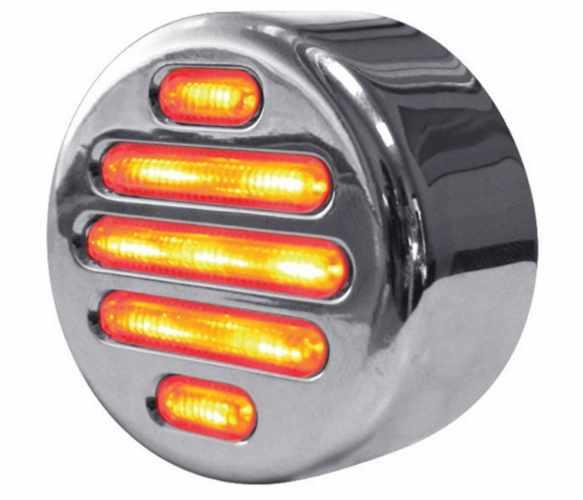 TLED-F2CA, Trux Accessories, 2FLATLINE CLEAR AMBER LED - TLED-F2CA