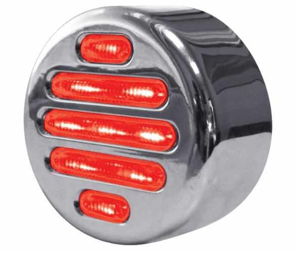 TLED-F2CR, Trux Accessories, 2FLATLINE CLEAR RED LED - TLED-F2CR