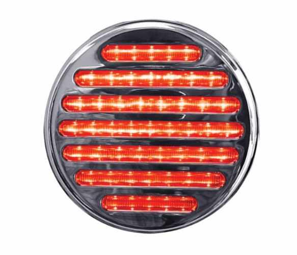 TLED-F4CR, Trux Accessories, 4FLATLINE CLEAR RED LED(49) - TLED-F4CR