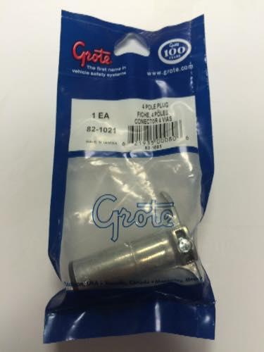 82-1021, Grote Industries Co., 4WAY PLUG - 82-1021