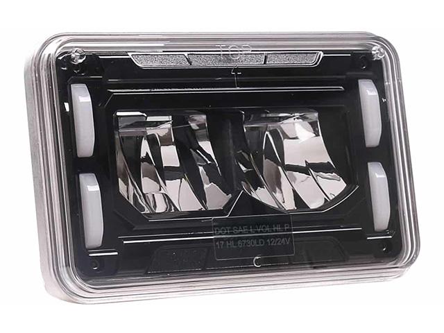 NRH46LB, Nightrider LEDS, 4X6 SAE/DOT - LOW BEAM - NRH46LB