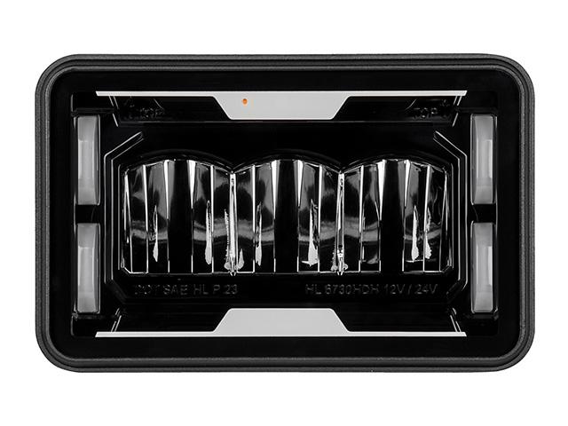 NRH46HB-HL, Nightrider LEDS, 4X6 SAE/DOT SEALED HEATED HIGH BEAM HEADLIGHT - NRH46HB-HL