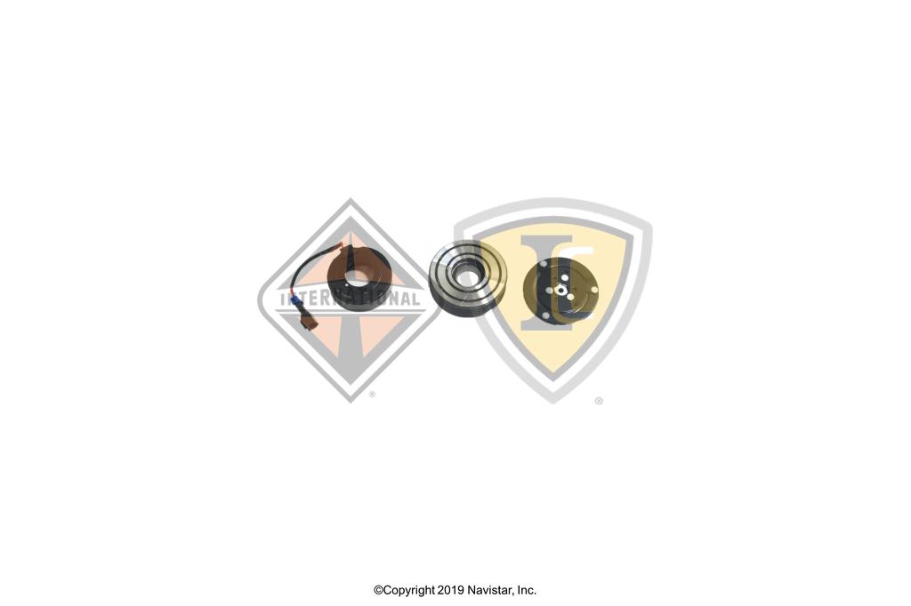 2514715C1, Navistar International, Uncategorized, PULLEY, A/C COMPRESSOR, W/ COIL - part number 2514715C1