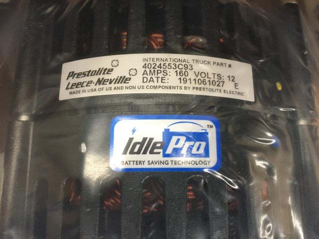 4024553C93, Navistar International, ALTERNATOR, 12V, 160A - part number 4024553C93