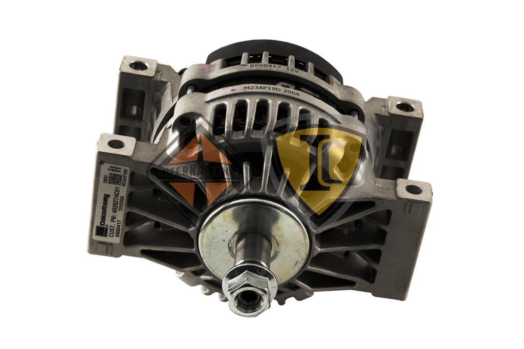 8600417, Delco Remy, ALTERNATOR, 12V, 200A, PAD MOUNT - part number 8600417