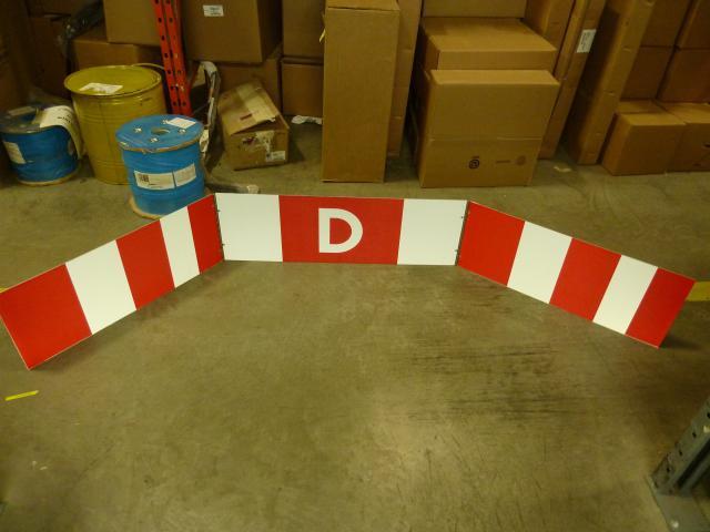 D-SIGN, Airmaster Sales Ltd, Aluminum "D"Sign (2 Hinges) - D-SIGN