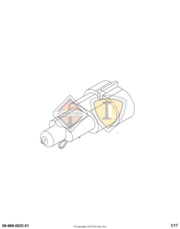 3561562C1, Navistar International, AMBIENT AIR TEMP SENSOR - part number 3561562C1