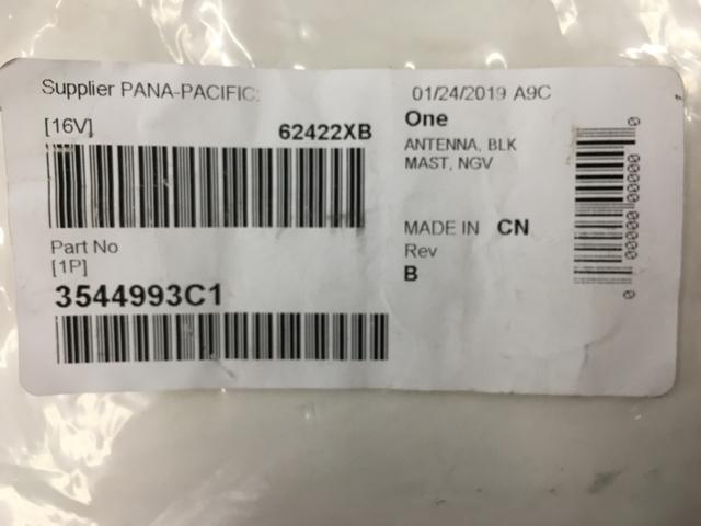 3544993C1, Navistar International, ANTENNA, RADIO - part number 3544993C1