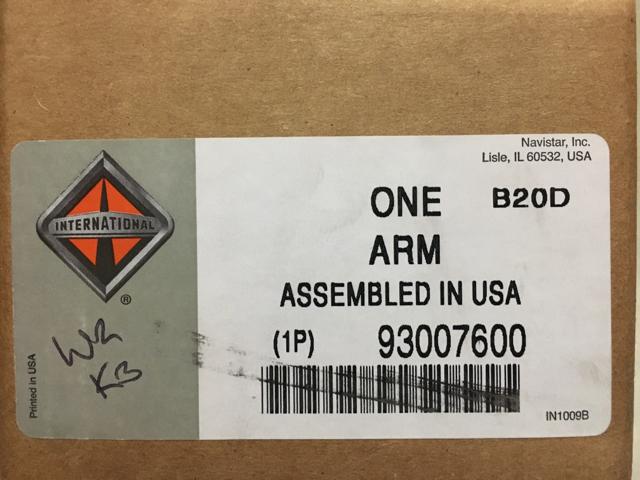 93007600, Navistar International, ARM, STOP AIR REFL W/LIGHTS - part number 93007600