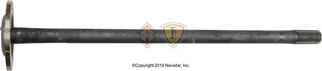 DS128515, Navistar International, SHAFT, REAR DRIVE AXLE, SINGLE REDUCTION, 1.87 OD, 42.460 SPLINE LENGTH, 4 FLANGE LENGTH - part number DS128515