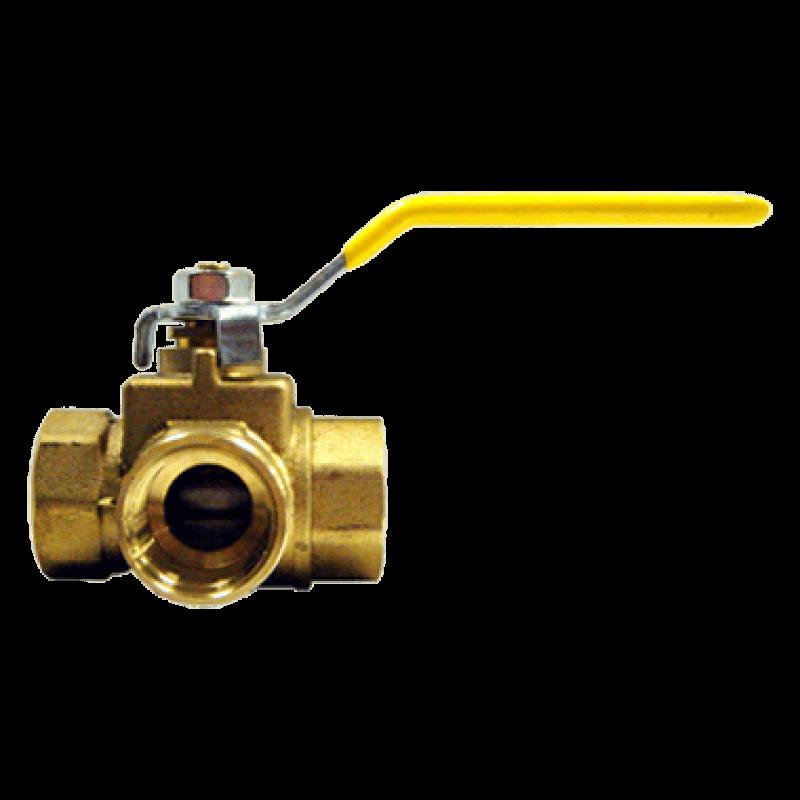 BV2101-C, Fairview Ltd., BALL VALVE, 3-WAY 3/8P - BV2101-C