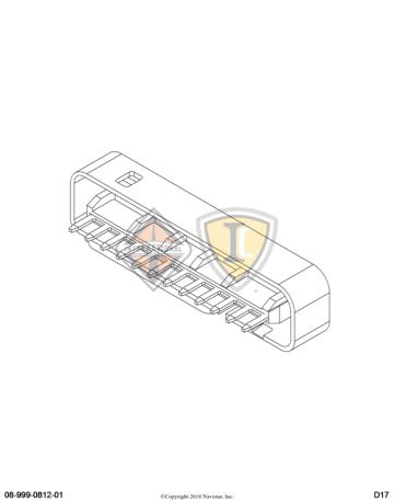 3543735C1, Navistar International, BUSBAR, ELECT, BUS 150 SERIES 12-WAY - 3543735C1