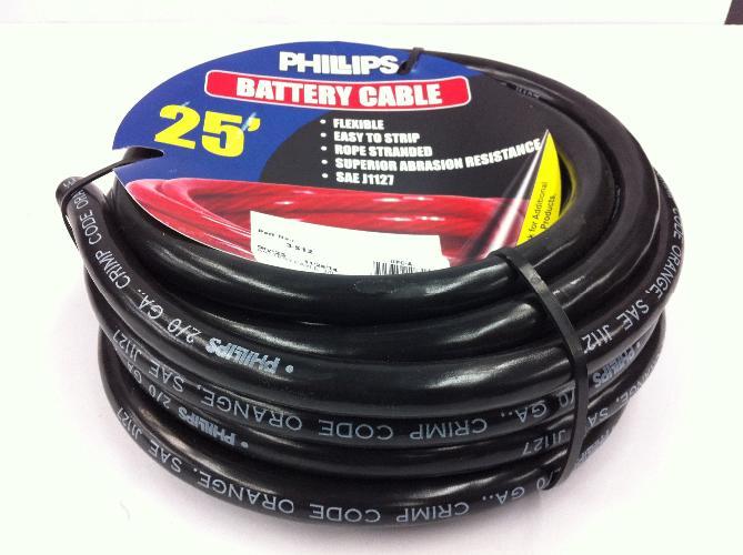 3-512, Phillips Industries, BATTERY & STARTER CABLE 2/0 - 3-512