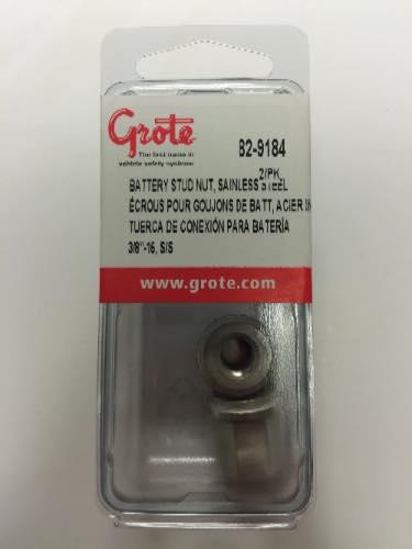 82-9184, Grote Industries Co., BATTERY STUD NUT, 3/8 -16, - 82-9184
