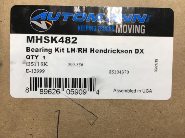 MHSK482, Automann, BEARING KIT LH/RH HNDRCKSON - part number MHSK482