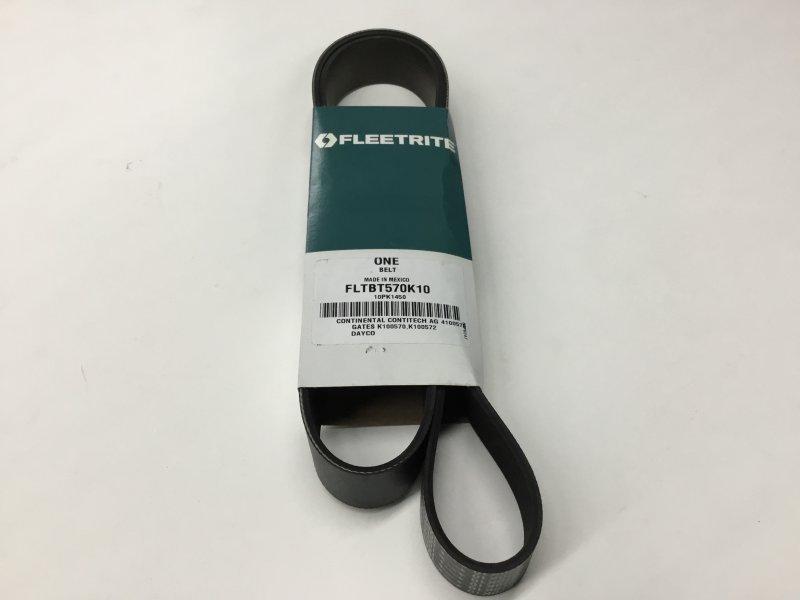 FLTBT570K10, Fleetrite, SERPENTINE BELT, POLY 10 RIBS X 57 EL - part number FLTBT570K10
