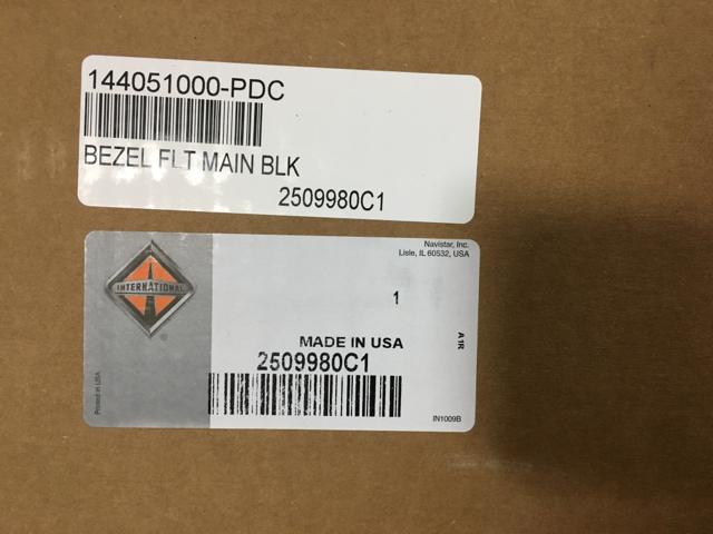 2509980C1, Navistar International, BEZEL - part number 2509980C1