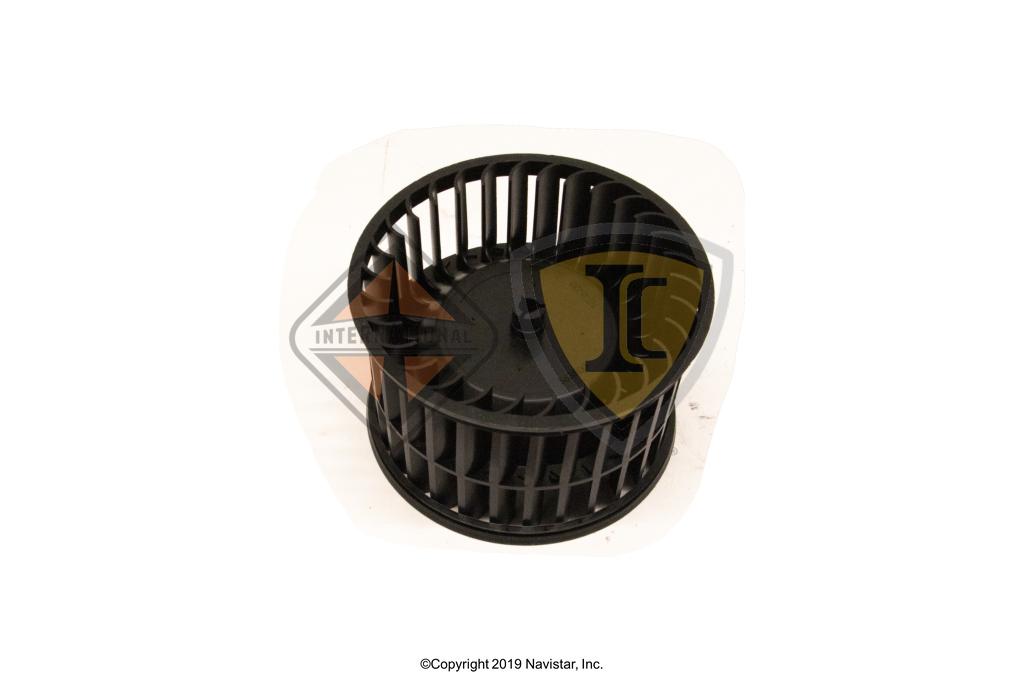 2507231C1, Navistar International, WHEEL, BLOWER, HVAC, CW ROTATION, PLASTIC, 5-19/32 DIA, 3-15/32 WIDTH, 5/16 BORE DIA, PDC - part number 2507231C1