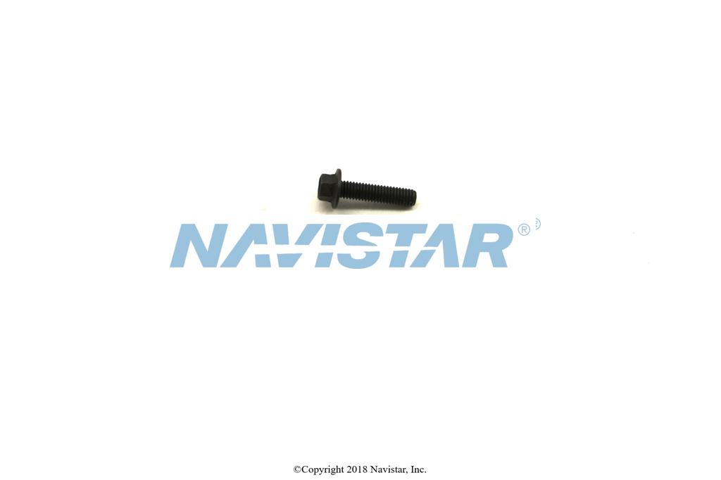 1821643C1, Navistar International, BOLT, M6 X 25MM HEX FLANGE - part number 1821643C1
