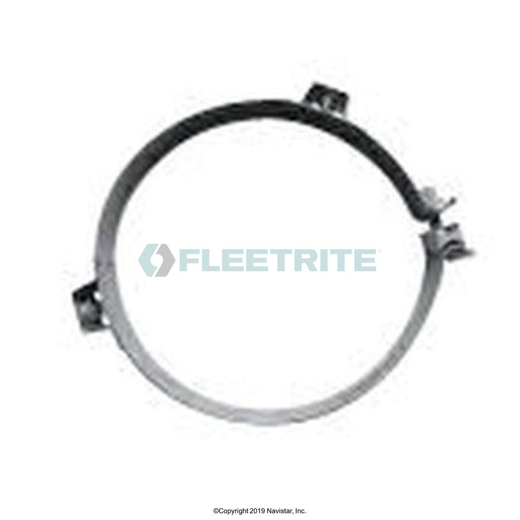 FLTEC10PA2, Fleetrite, Fleetrite Bracket Muffler Guard Support; Size: 10 IN; Material: Aluminum - FLTEC10PA2