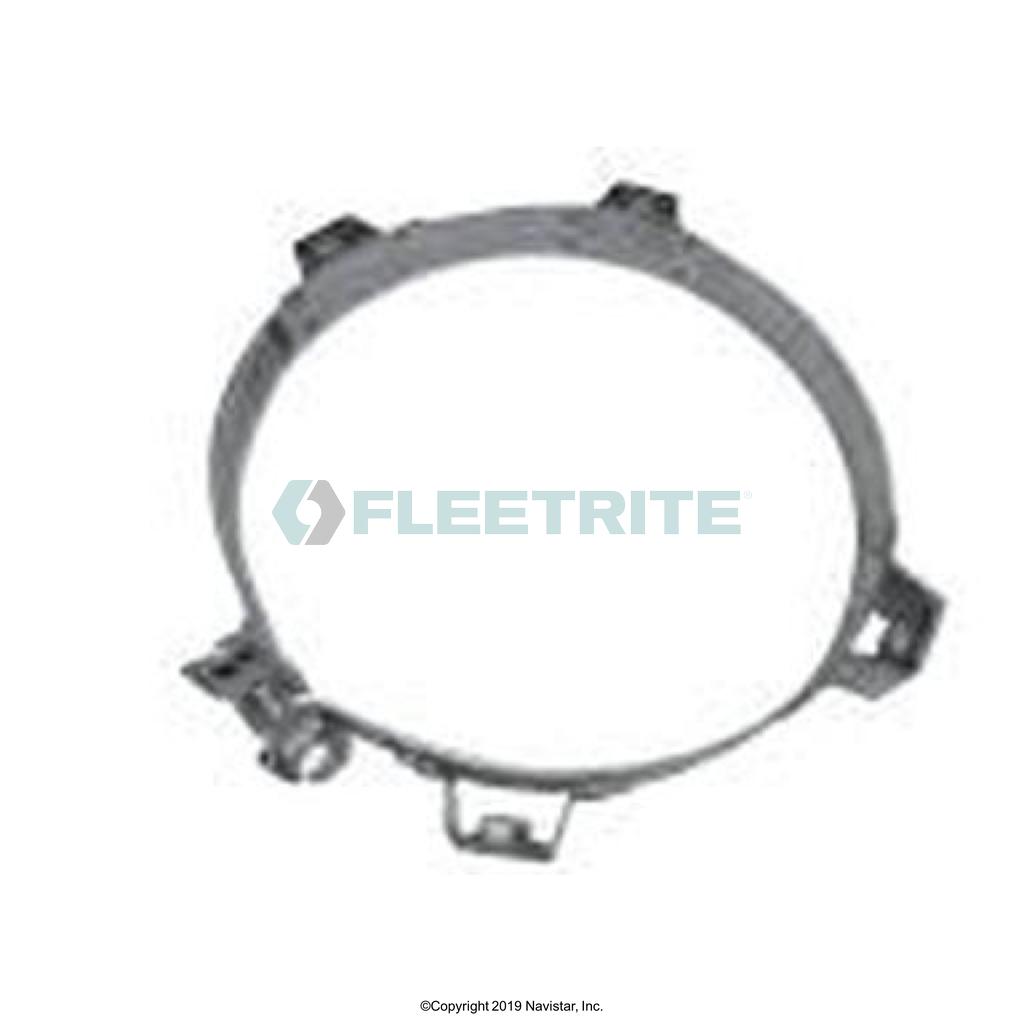 FLTEC90PA, Fleetrite, Fleetrite Muffler Guard Support Bracket; Size: 9.1 IN; Material: Aluminum - FLTEC90PA