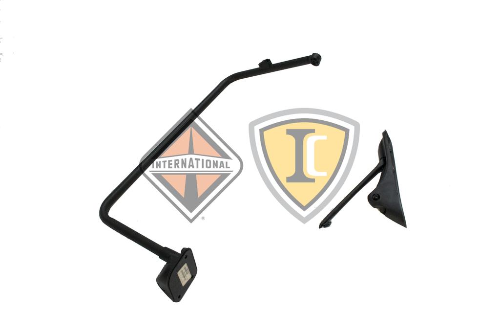 2505274C3, Navistar International, BRACKET ASSY, MIRROR, LH BLK W/ GASKET - part number 2505274C3