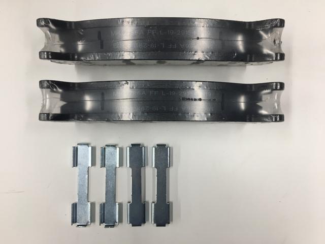 BXMKD786, Bendix, PAD, BRAKE, BLUE BOX, ABUTMENT KIT INCLUDED, HARDWARE KIT NOT REQ, CHAMFER INCLUDED, SLOT INCLUDED, TITANIUM NOT REQ, MATERIAL TYPE SEMI-METALLIC - part number BXMKD786