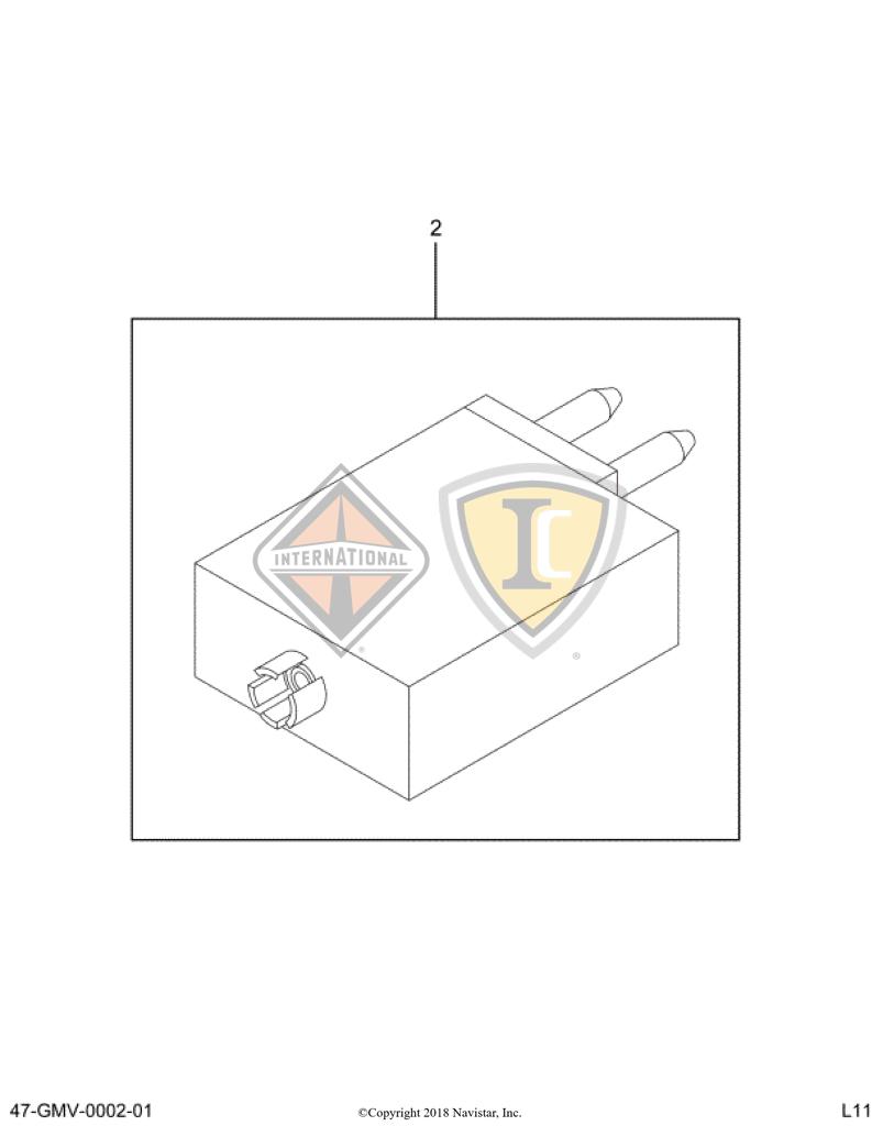 3536178C1, Navistar International, BREAKER, CIRCUIT 10AMP 12VOLT - part number 3536178C1