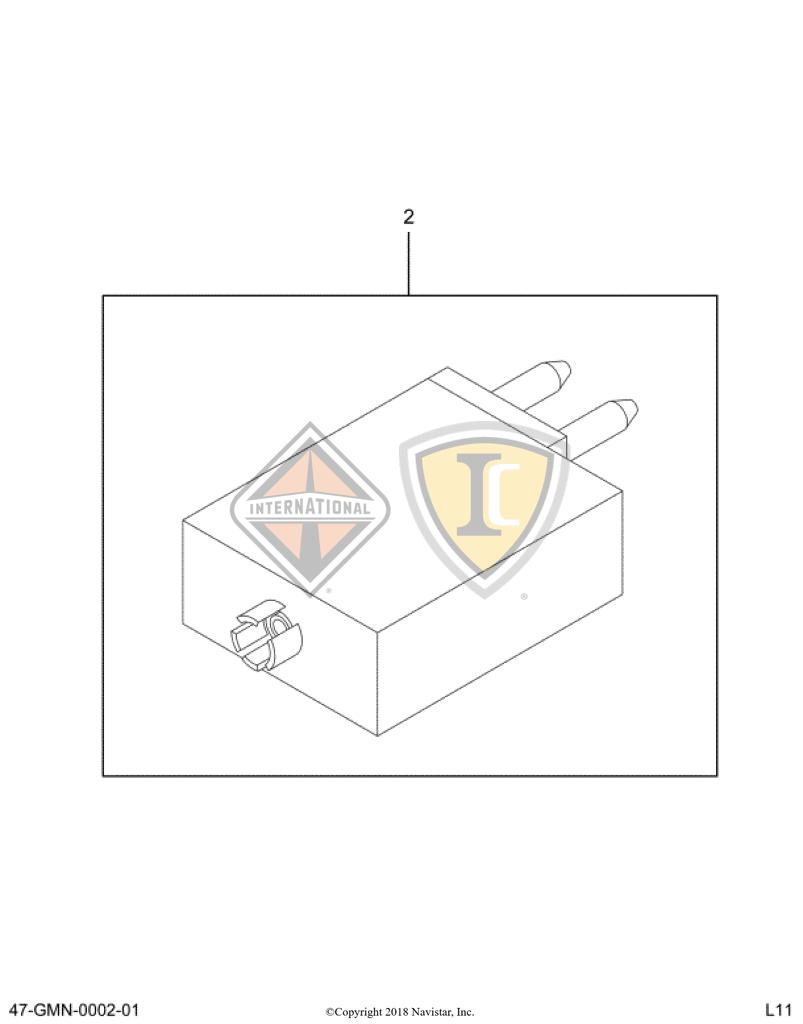 3536178C1, Navistar International, BREAKER, CIRCUIT 10AMP 12VOLT - part number 3536178C1