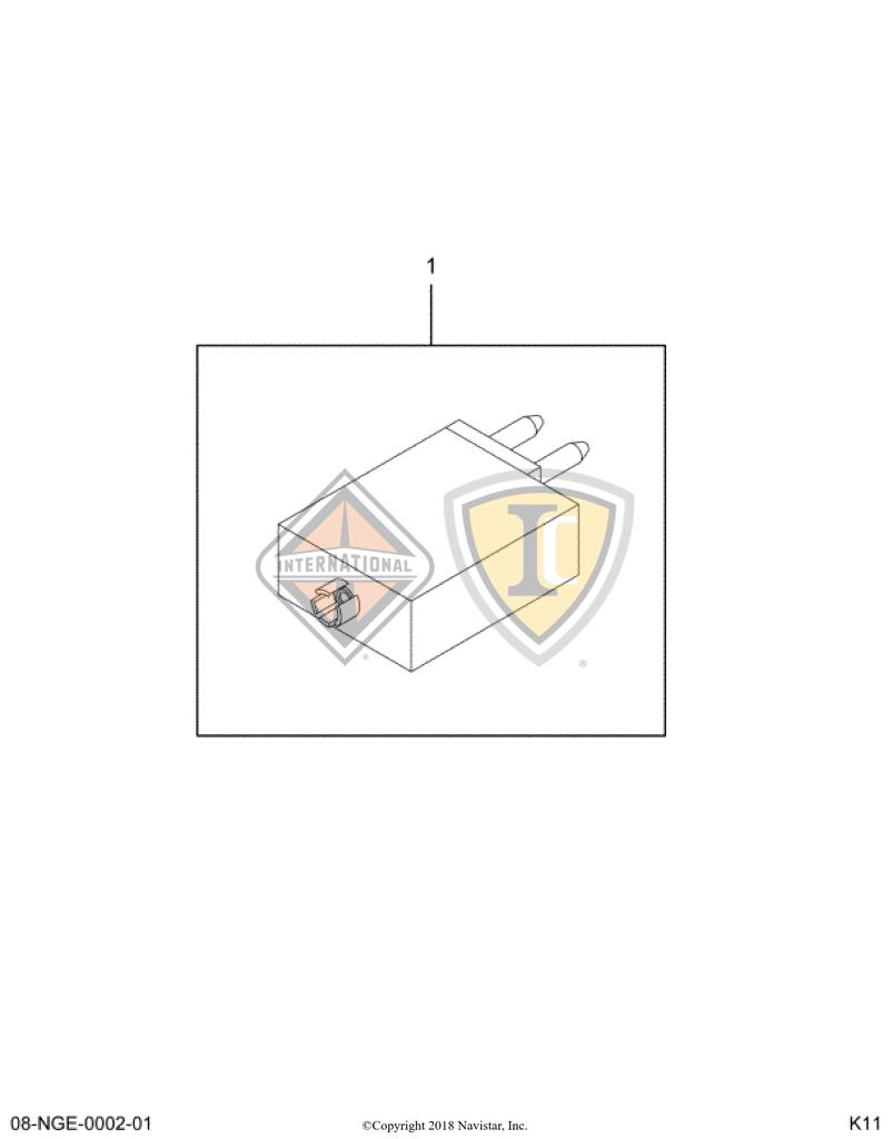 3536178C1, Navistar International, BREAKER, CIRCUIT 10AMP 12VOLT - part number 3536178C1