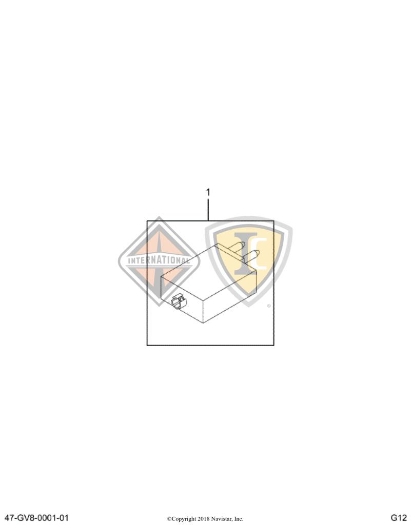 3536179C1, Navistar International, BREAKER, CIRCUIT 15AMP 12VOLT - part number 3536179C1