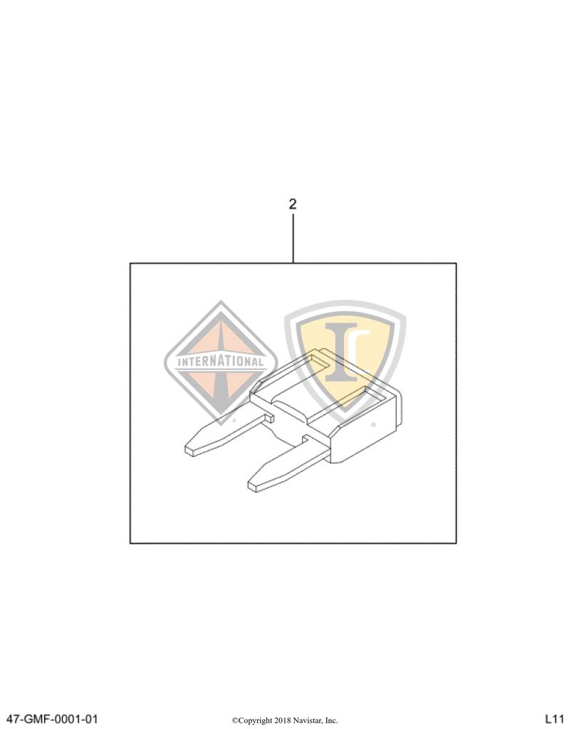 3536179C1, Navistar International, BREAKER, CIRCUIT 15AMP 12VOLT - part number 3536179C1