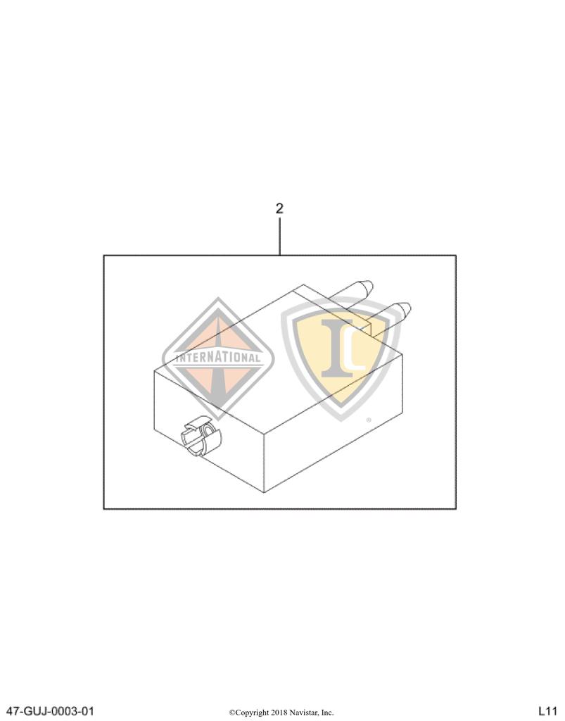 3536179C1, Navistar International, BREAKER, CIRCUIT 15AMP 12VOLT - part number 3536179C1
