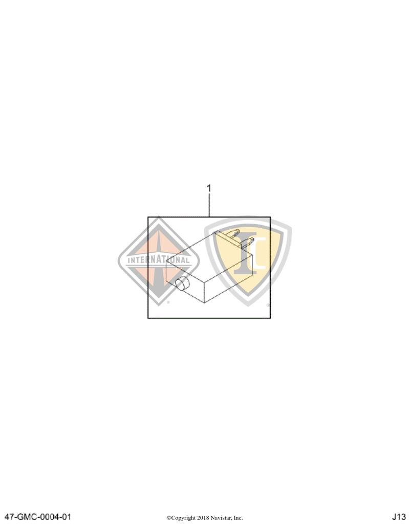 3536179C1, Navistar International, BREAKER, CIRCUIT 15AMP 12VOLT - part number 3536179C1