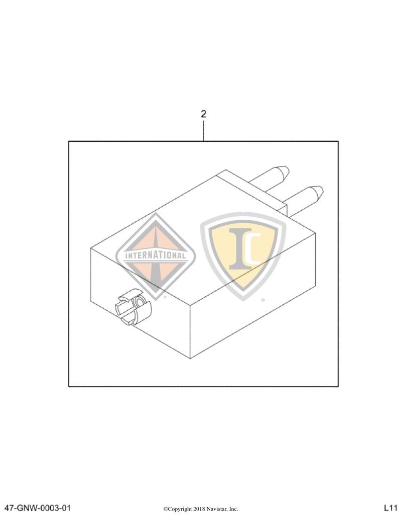 3536181C1, Navistar International, CIRCUIT BREAKER - part number 3536181C1