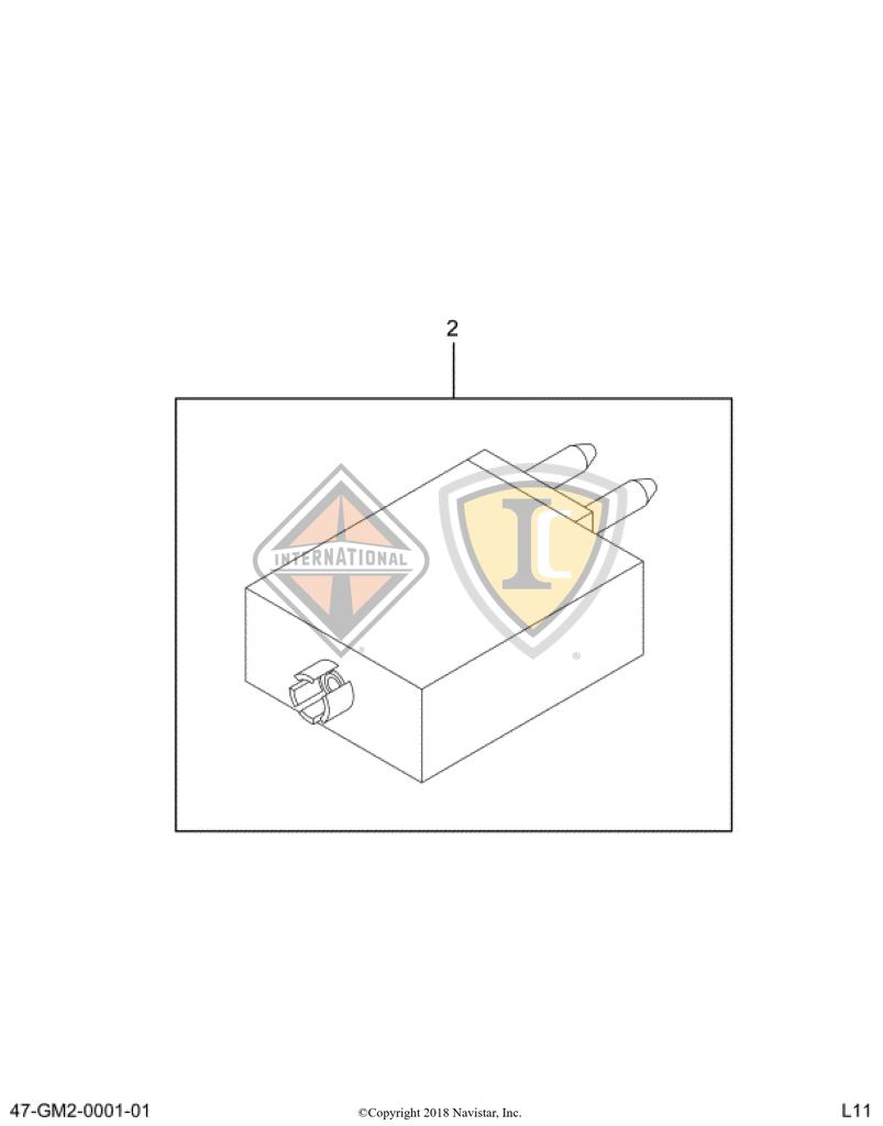 3536177C1, Navistar International, BREAKER, CIRCUIT 5AMP 12VOLT - part number 3536177C1