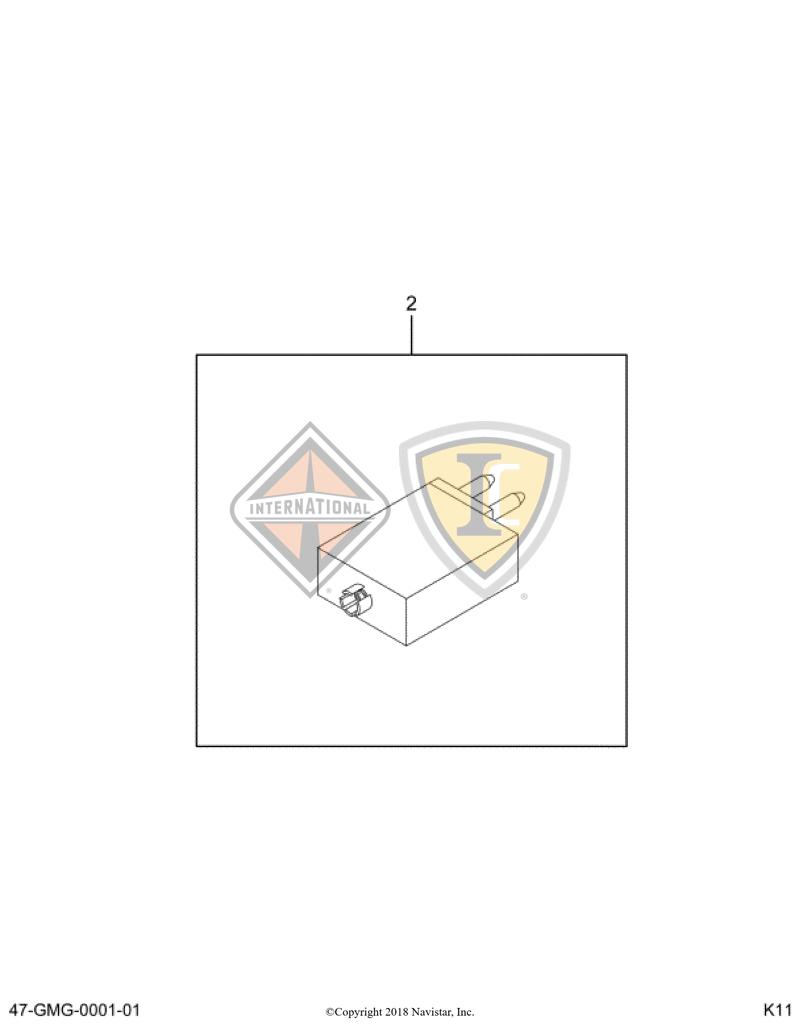 3536177C1, Navistar International, BREAKER, CIRCUIT 5AMP 12VOLT - part number 3536177C1