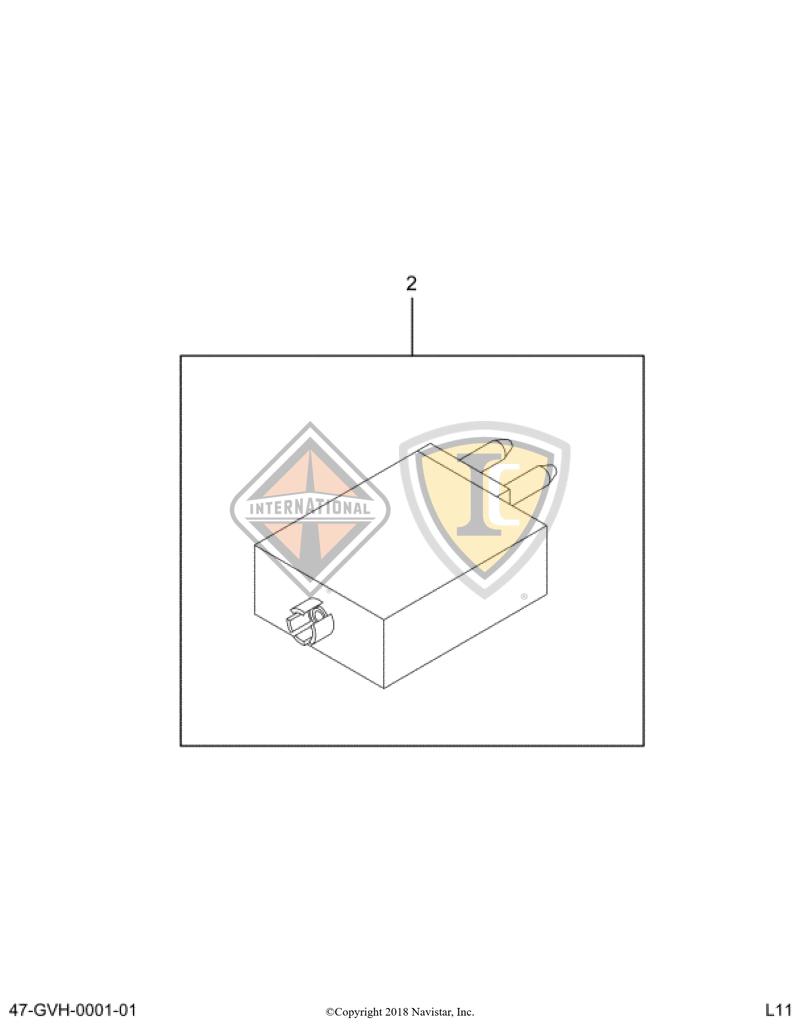 3536177C1, Navistar International, BREAKER, CIRCUIT 5AMP 12VOLT - part number 3536177C1