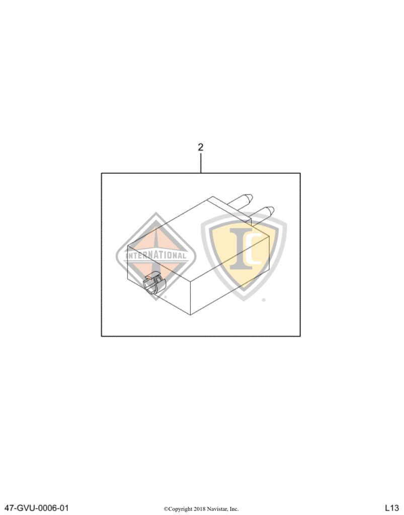 3536177C1, Navistar International, BREAKER, CIRCUIT 5AMP 12VOLT - part number 3536177C1